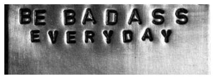 be bada everyday
